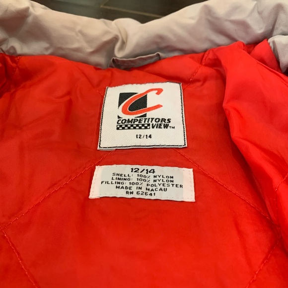 NASCAR Racing Windbreaker Jacket for Kids in Black - Picture 4 of 7